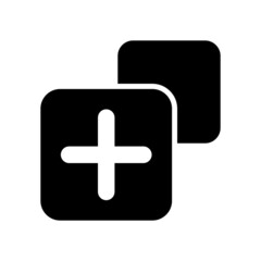 Obraz premium add to list icon or logo isolated sign symbol vector illustration - high quality black style vector icons 