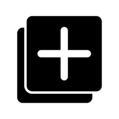 Fototapeta premium add to list icon or logo isolated sign symbol vector illustration - high quality black style vector icons 
