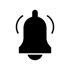 notification bell icon or logo isolated sign symbol vector illustration - high quality black style vector icons
