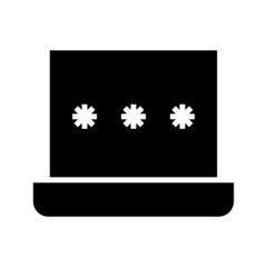 password icon or logo isolated sign symbol vector illustration - high quality black style vector icons
