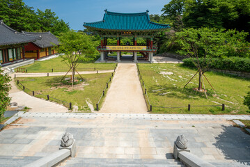Naksansa Korean Buddhist temple complex in the Jogye order in Gangwon Province South Korea