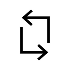 repeat icon or logo isolated sign symbol vector illustration - high quality black style vector icons
