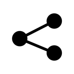 sharing icon or logo isolated sign symbol vector illustration - high quality black style vector icons
