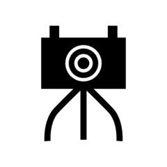 tripod icon or logo isolated sign symbol vector illustration - high quality black style vector icons
