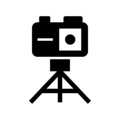 tripod icon or logo isolated sign symbol vector illustration - high quality black style vector icons
