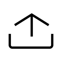 upload icon or logo isolated sign symbol vector illustration - high quality black style vector icons

