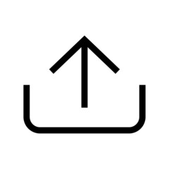 upload icon or logo isolated sign symbol vector illustration - high quality black style vector icons

