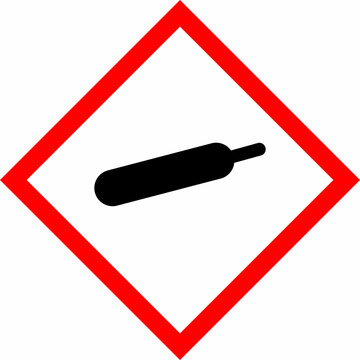 GHS04, botella de gas, gas presurizado, se&ntilde;al, Materiales peligrosos, pictograma, presurizado, vector, imagen, indicar, anuncio, aviso, se&ntilde;al&eacute;tica, icono, s&iacute;mbolo, ilustraci&oacute;n, gas.