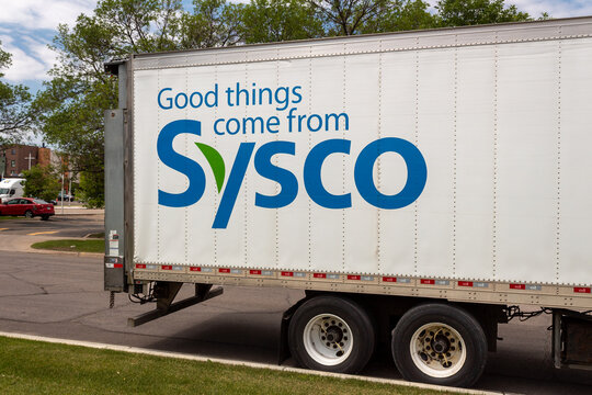 Sysco Food Distribution Truck and Trademark Logo