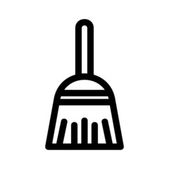 Obraz premium broom icon or logo isolated sign symbol vector illustration - high quality black style vector icons 