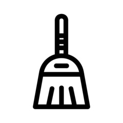 Obraz premium broom icon or logo isolated sign symbol vector illustration - high quality black style vector icons 
