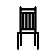 chair icon or logo isolated sign symbol vector illustration - high quality black style vector icons
