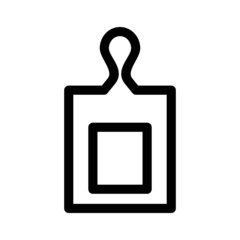 chopping board icon or logo isolated sign symbol vector illustration - high quality black style vector icons

