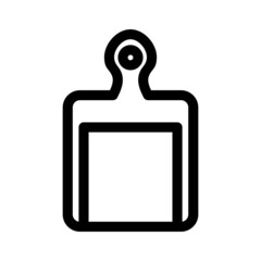 chopping board icon or logo isolated sign symbol vector illustration - high quality black style vector icons
