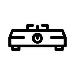 gas stove icon or logo isolated sign symbol vector illustration - high quality black style vector icons
