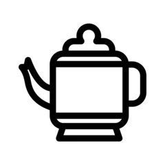 kettle icon or logo isolated sign symbol vector illustration - high quality black style vector icons
