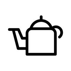 kettle icon or logo isolated sign symbol vector illustration - high quality black style vector icons
