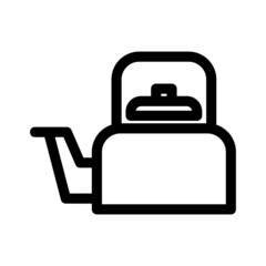 kettle icon or logo isolated sign symbol vector illustration - high quality black style vector icons
