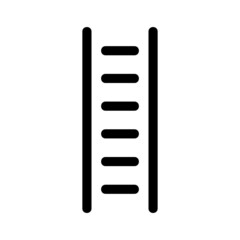 ladder icon or logo isolated sign symbol vector illustration - high quality black style vector icons
