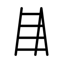 ladder icon or logo isolated sign symbol vector illustration - high quality black style vector icons
