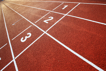 Fototapeta premium Track and field digital