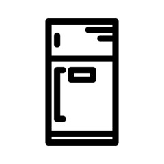 refrigerator icon or logo isolated sign symbol vector illustration - high quality black style vector icons

