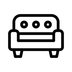 sofa icon or logo isolated sign symbol vector illustration - high quality black style vector icons
