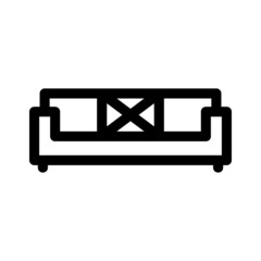 sofa icon or logo isolated sign symbol vector illustration - high quality black style vector icons
