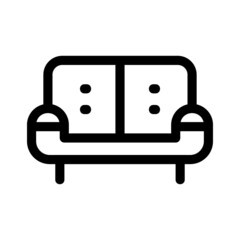 sofa icon or logo isolated sign symbol vector illustration - high quality black style vector icons
