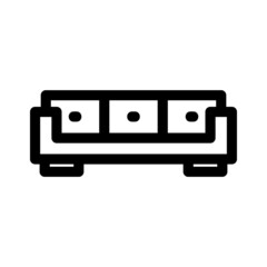 sofa icon or logo isolated sign symbol vector illustration - high quality black style vector icons
