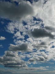 Fototapeta na wymiar Blue Sky Depth Cloud Background