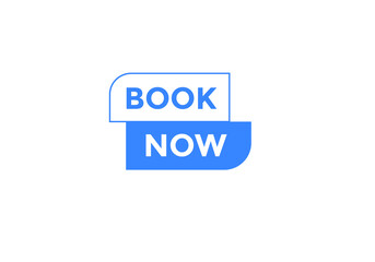 Book now button. Book now text web template. Modern web Banner template  - obrazy, fototapety, plakaty