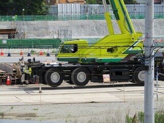 大型重機車両が活躍中