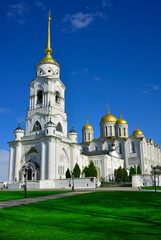 Fototapeta na wymiar Old Russian Assumption Cathedral