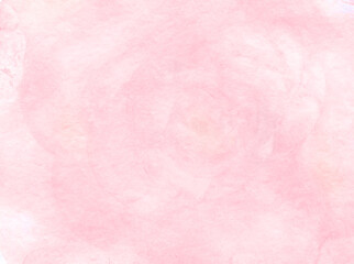 Watercolor pink abstract painting