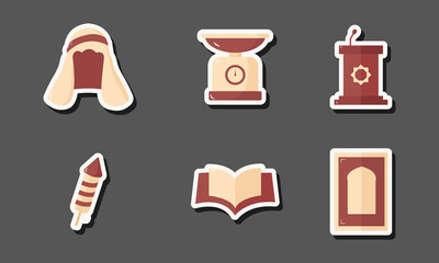 Islamic Icon Sticker Set Design