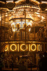 carousel at night