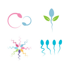 Sperm logo illustration