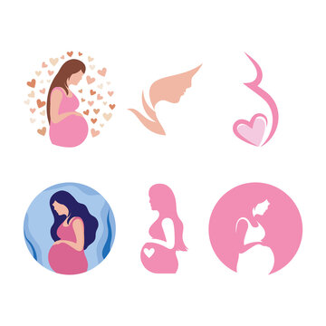 Pregnancy Logo Illustration