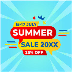 Summer Sales Sign #5 For Poster Web Banner Flyer Brochure etc