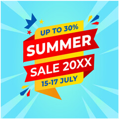 Summer Sales Sign #6 For Poster Web Banner Flyer Brochure etc