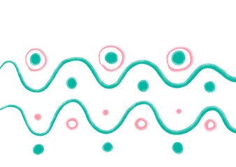 Christmas line banner footer elemets hand drawing doodle line sketch illustration