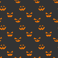 halloween seamless pattern background. design for print, fashion, clothing, fabric, gift wrap. mockup template.