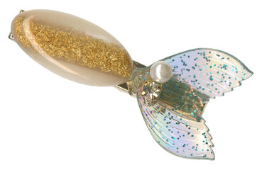 Fish Clip Mermaid Tale Pearl Crystal Accessory
