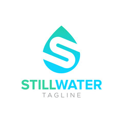 Drop Water logo vector design illustration