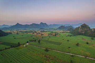 A beautiful natural  in the countryside of khon kean province, thailand.