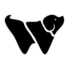 w dog logo