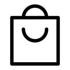 Shopping bag icon