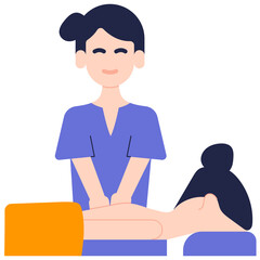 Fototapeta premium massage icon