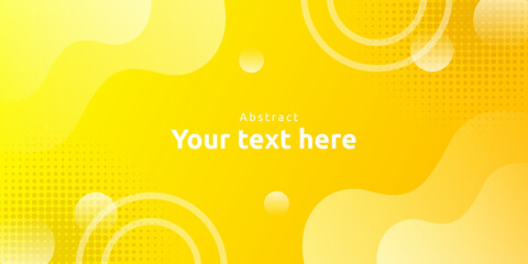 Abstract colorful yellow curve background	
